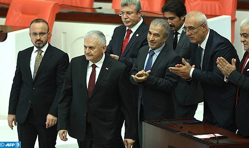 بن علي يلدريم يفوز برئاسة البرلمان التركي