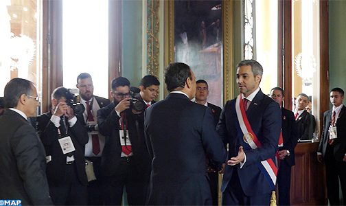 السيد الحبيب المالكي يمثل جلالة الملك في حفل تنصيب الرئيس الباراغوياني الجديد