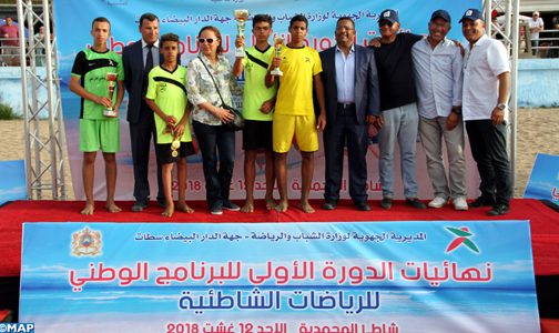 المحمدية ..اختتام نهائيات البرنامج الوطني للرياضات الشاطئية على مستوى جهة الدار البيضاء-سطات