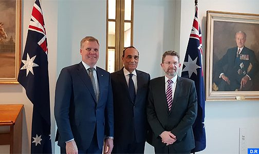 السيد المالكي يتباحث بكانبيرا مع رئيسي غرفتي البرلمان الأسترالي