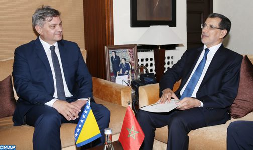 المغرب والبوسنة يعربان عن رغبتهما المشتركة في الدفع بالتعاون في مختلف المجالات وتعزيز المبادلات التجارية