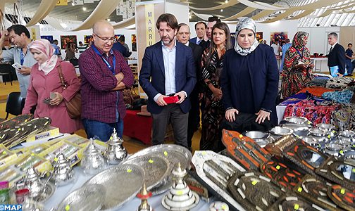 السيدة المصلي تفتتح الجناح المغربي بالمعرض الدولي للصناعة التقليدية في دورته الخامسة بتنريفي