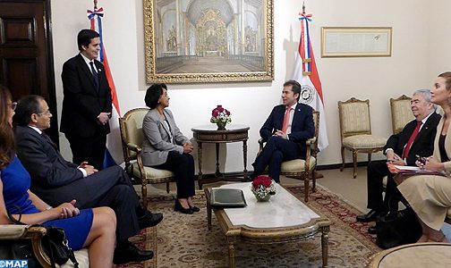 السيدة بوستة تتباحث بأسونسيون مع وزير خارجية الباراغواي