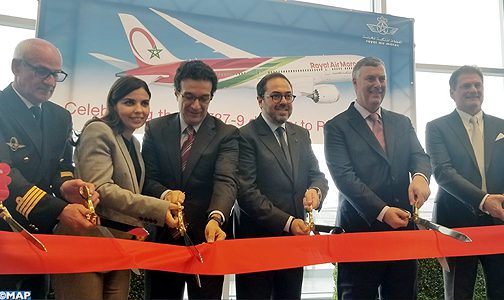 الخطوط الملكية المغربية تتسلم في سياتل طائرة بوينغ جديدة من طراز 787-9 دريملاينر