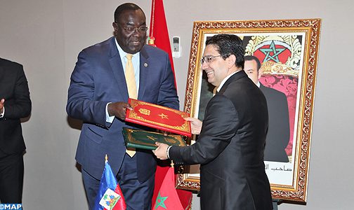 المغرب وهايتي يتفقان على تعزيز علاقات التعاون الثنائي في جميع المجالات