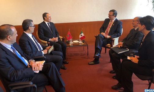 تعزيز التعاون الثنائي في صلب مباحثات للسيد المالكي مع وزير الخارجية المكسيكي
