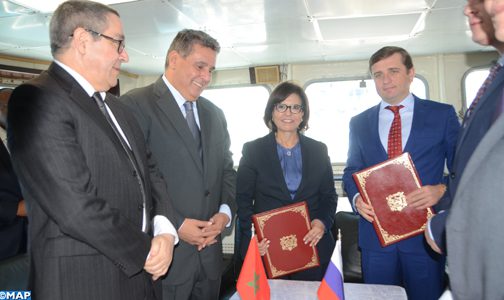 السيد أخنوش يتباحث مع نائب الوزير الروسي للفلاحة رئيس الوكالة الفدرالية للصيد البحري