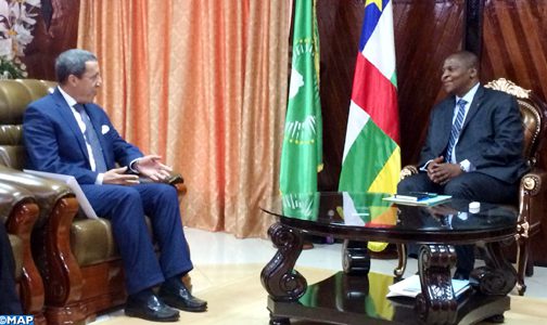 السفير عمر هلال يستقبل ببانغي من طرف رئيس جمهورية إفريقيا الوسطى