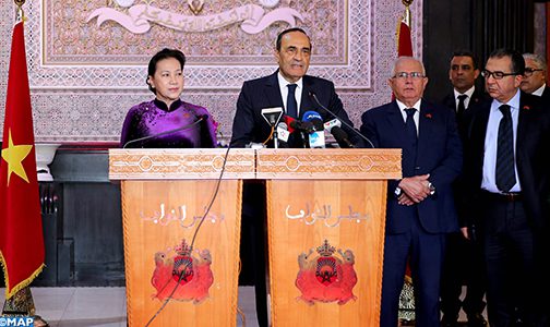رئيسة الجمعية الوطنية للفيتنام تؤكد على الرغبة الأكيدة لبلادها في توطيد التعاون مع المغرب
