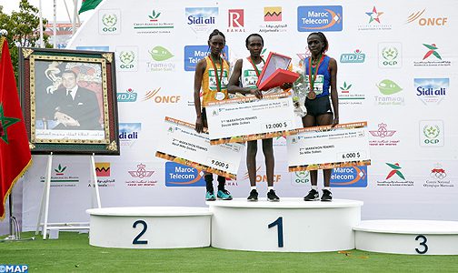 الماراطون الدولي للرباط 2019 (فئة الإناث):الكينية سيلفيا كيبيت تحرز لقب الدورة الخامسة وتحطم الرقم القياسي للمسابقة