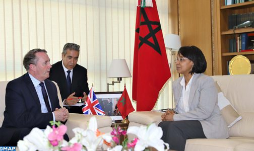 توسيع التعاون بين المغرب والمملكة المتحدة في صلب مباحثات جمعت السيدة بوستة بوزير التجارة الدولية البريطاني
