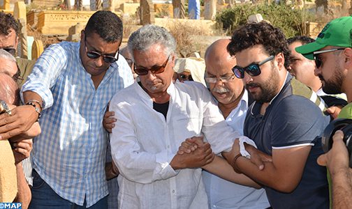 تشييع جثمان الفنان حسن ميكري بمقبرة الشهداء بالرباط