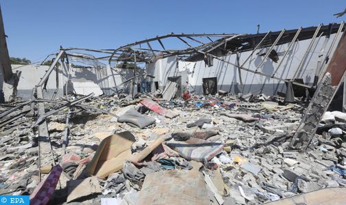 ستة جرحى مغاربة على إثر القصف الذي طال مركزا للهجرة غير النظامية بليبيا (القنصلية العامة للمملكة بتونس)