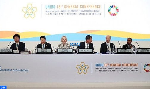 انطلاق أشغال المؤتمر العام الـ 18 لمنظمة الأمم المتحدة للتنمية الصناعية في أبوظبي بمشاركة مغربية