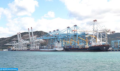 ميناء طنجة المتوسط سجل أكبر ارتفاع في مجال مؤشر الربط خلال العقد الأول منذ تشغليه (كنوسيد)