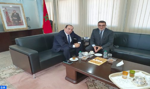 السيد عبيابة يستقبل رئيس اللجنة الوطنية الأولمبية المغربية