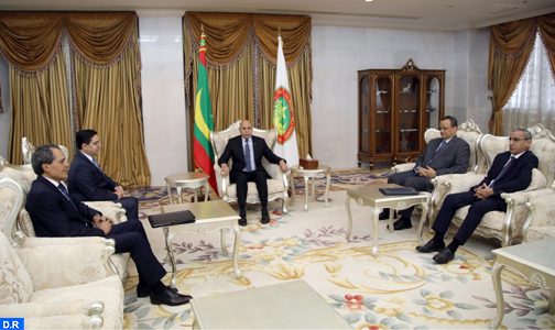 السيد ناصر بوريطة يستقبل من قبل الرئيس الموريتاني