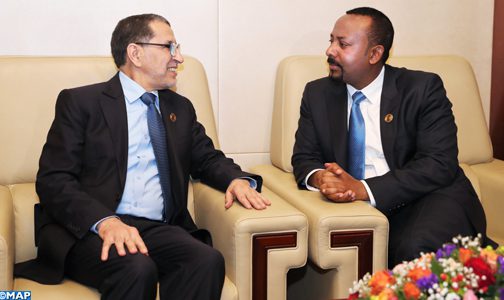 رئيس الحكومة يجري بأديس أبابا محادثات مع نظيره الإثيوبي