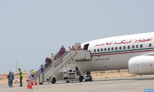 وصول 118 مغربيا من العالقين بموريتانيا إلى مطار الداخلة