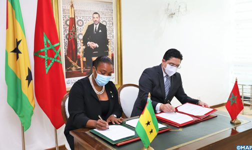 التوقيع على خارطة طريق للتعاون بين المغرب وجمهورية ساوتومي وبرنسيب للفترة 2021-2022