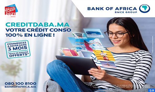 بنك أوف أفريكا يطلق منصته الجديدة لقرض الاستهلاك “Creditdaba.ma”