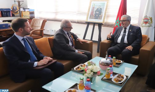 المدير العام لوكالة المغرب العربي للأنباء يتباحث مع سفير إيطاليا بالمغرب