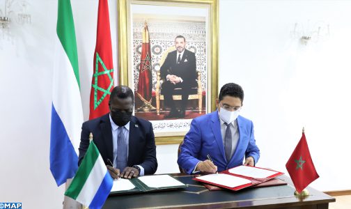 المغرب – سيراليون .. توقيع خارطة طريق لتعزيز التعاون في عدة مجالات