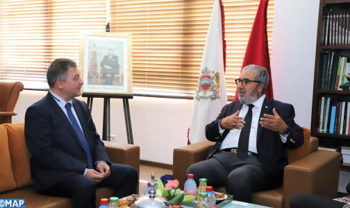 المدير العام لوكالة المغرب العربي للأنباء يتباحث مع سفير بلغاريا بالمغرب