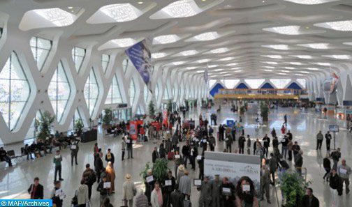 مطار مراكش- المنارة .. ارتفاع حركة النقل الجوي بنسبة 1,08 بالمئة خلال سنة 2021
