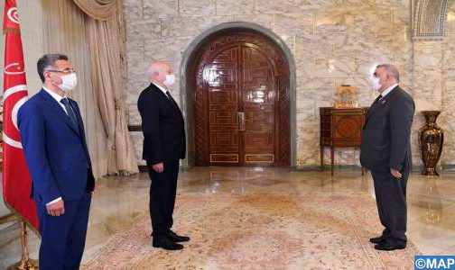 الرئيس التونسي قيس سعيد يستقبل السيد لفتيت