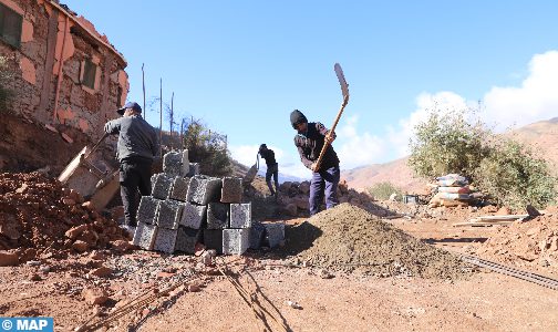 إقليم الحوز.. بدء إعادة بناء المنازل المتضررة من الزلزال بجماعة ثلاث نيعقوب