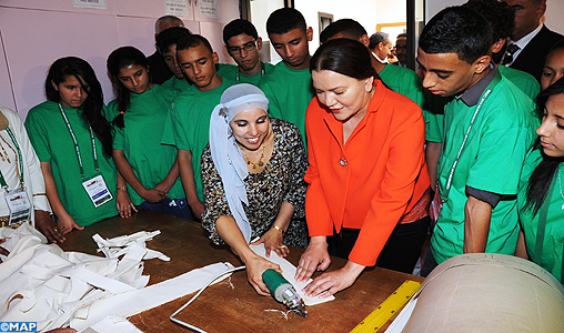 SAR La Princesse Lalla Hasnaa visite à Marrakech l’Association “Al Kawtar”