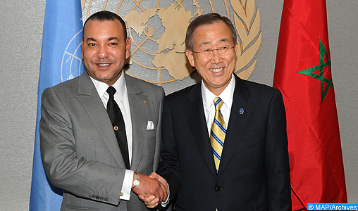 M. Taib Fassi Fihri remet un message de SM le Roi à M. Ban Ki-moon