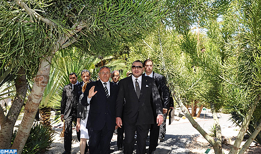 SM le Roi inaugure le Jardin d’essais botaniques de Rabat