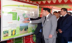SM le Roi lance à Taourirt un projet d’aménagement hydroagricole à la vallée de Tafrata