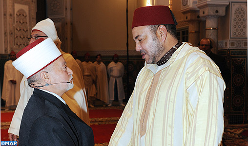 SM le Roi, Amir Al Mouminine, préside la cinquième causerie religieuse du mois de Ramadan