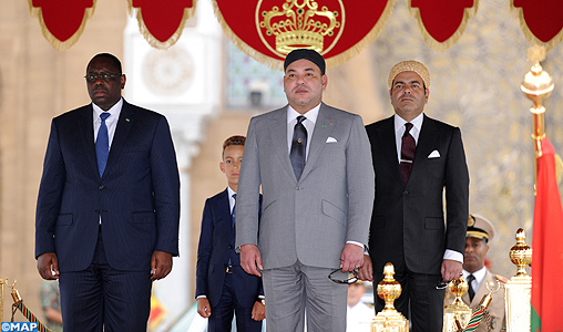 Arrivée au Maroc du Président sénégalais Macky Sall