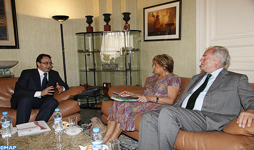 M. Ghellab s’entretient avec le président du groupe d’amitié France-Maroc au Sénat français