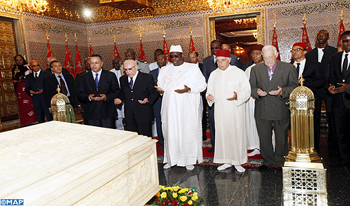 Le Président sénégalais visite le mausolée Mohammed V