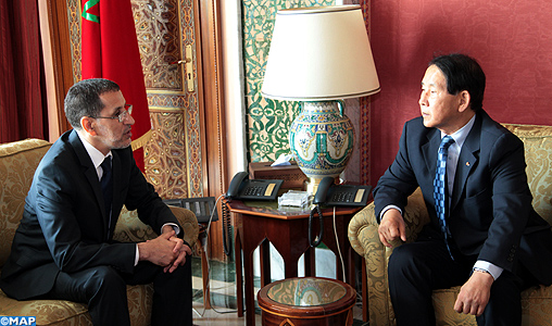 M. El Otmani s’entretient à Rabat avec un haut responsable sud-coréen des questions d’intérêt commun entre les deux pays