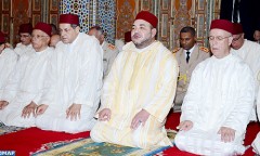 SM le Roi, Amir Al Mouminine, accomplit la prière du vendredi à la mosquée SAR la Princesse Lalla Asmaa à Rabat
