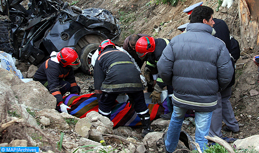 Cinq morts et deux blessés graves dans un accident près de Safi
