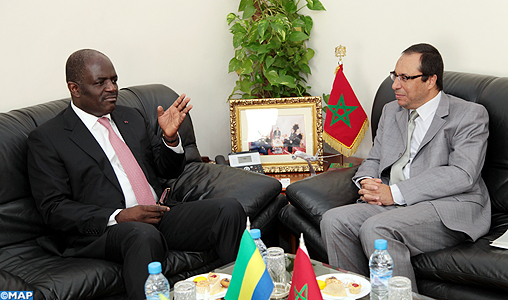 Le renforcement de la coopération industrielle au centre d’un entretien entre M. Amara et son homologue gabonais