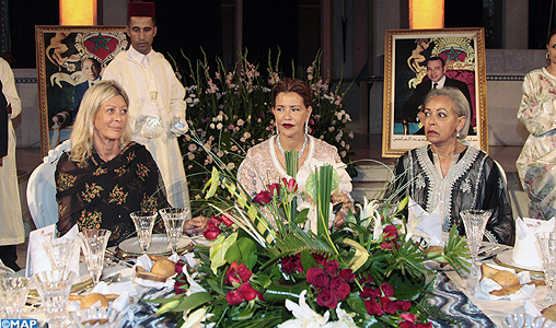 SAR la Princesse Lalla Meryem préside un dîner offert par SM le Roi Mohammed VI en l’honneur des participantes au 61è Congrès des FCEM