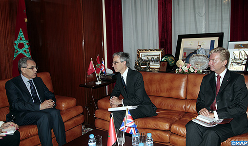 M. Loudyi s’entretient avec le ministre chargé de la Stratégie de la Sécurité Internationale du Royaume-Uni