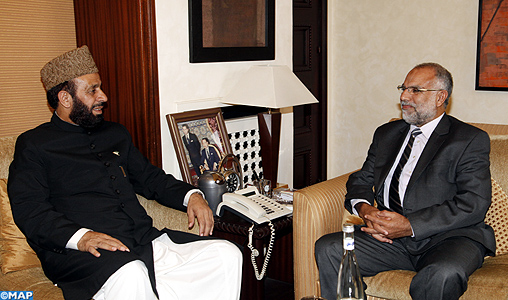 M. Baha s’entretient avec le ministre fédéral pakistanais des Affaires islamiques et de l’harmonie entre les religions