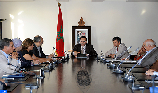 Rencontre de concertation du ministre de la Communication avec une délégation du Syndicat libre des musiciens marocains