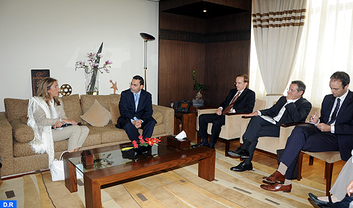 M. El Khalfi reçoit l’ambassadeur de France au Maroc et une délégation de “France Médias Monde”