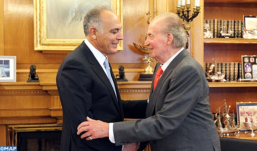 Le ministre des Affaires étrangères et de la coopération reçu par le Roi Juan Carlos