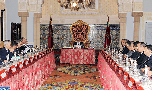SM le Roi Mohammed VI préside un Conseil des ministres